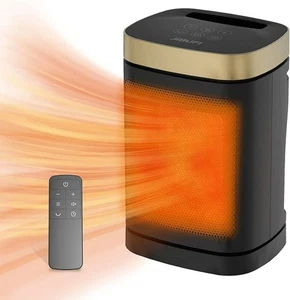 JIBUFI Small Electric Indoor Space Heater Quiet Portable Room Heater Free Ship - Picture 1 of 14
