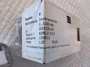 TRAFAG 8298.27.2317 Pressure Transmitter 9-32V DC 0-1000 kPa-G 3200 kPa UPS - Picture 1 of 4