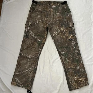 Scent Blocker Hunting Camo Cargo Pants Realtree Men's Large 34x29 Y2K Baggy - Picture 1 of 8