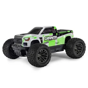 ARA4202V4T1 GRANITE MEGA 665 4X4 RTR Brushed Monster Truck, Green - Picture 1 of 1