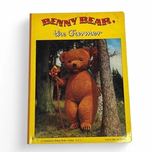 Benny Bear, the Farmer by Mary M Turnor Vintage Board Book Brimax - Picture 1 of 8