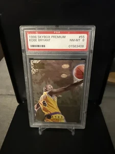 1996-97 Skybox Premium - Kobe Bryant #55 Lakers Rookie Graded PSA 8!! - Bild 1 von 2