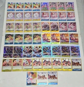Juego de cartas de una pieza Nami Deck azul amarillo auténtico uso de juego済み - Imagen 1 de 1