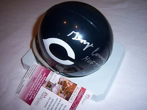 GEORGE CONNOR CHICAGO BEARS HOF 1975, NOTRE DAME IRISCHER JSA/COA SIGNIERTER MINIHELM - Bild 1 von 1