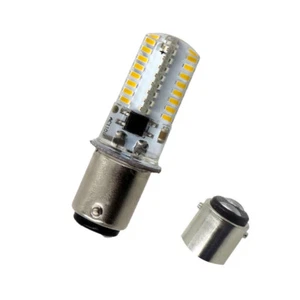 10x BA15D LED Bulb 64 3014 120V Fit Kenmore/Singer 221/222K/301A/401 Warm White - Picture 1 of 3