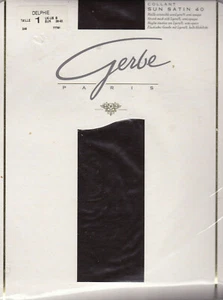 GERBE - COLLANT SUN SATIN 40 DEN - COULEUR DELPHIE TAILLE 1 SMALL - Imagen 1 de 3