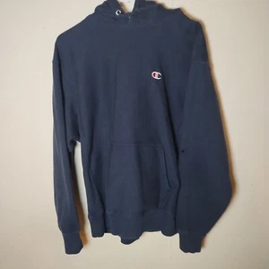 Champion Herren Reverse Weave Sweatshirt Gr. XL Kapuze Navy Classic Pullover Sport - Bild 1 von 14