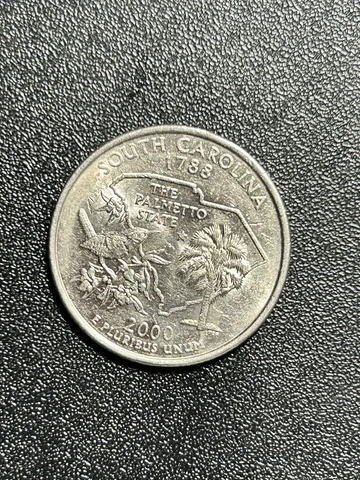 2000 P South Carolina State Quarter Cover
