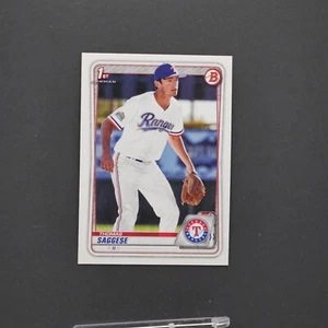 2020 Bowman Draft THOMAS SAGGESE 1st Bowman RC #BD-167 Rangers Cardinals - Picture 1 of 2