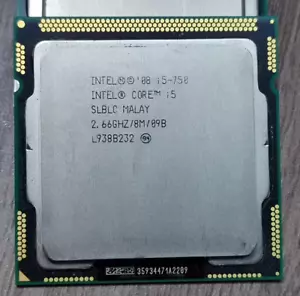 Intel Core i5-750 LGA1156 2.67GHz 4C/4T 8MB 95W CPU Processor - Picture 1 of 1