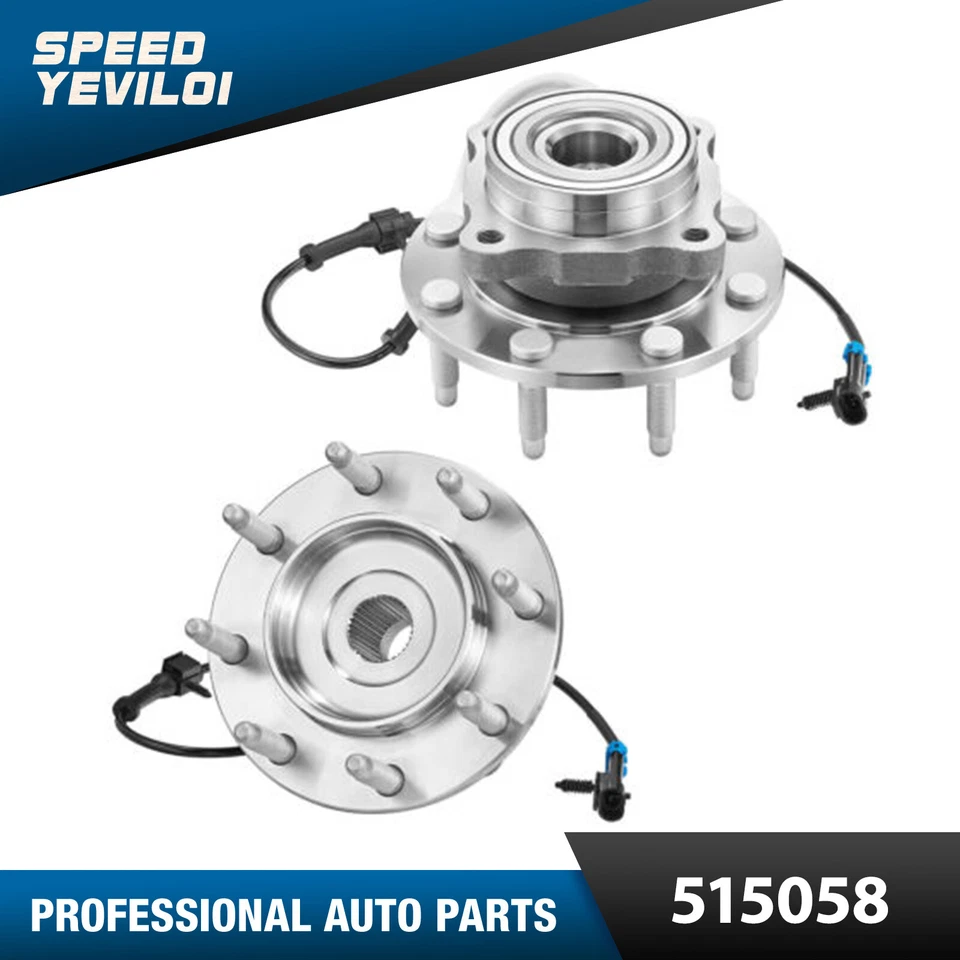 Cojinete y buje de rueda delantera 4x4 para Chevrolet Silverado GMC Sierra 2500 HD 8 orejetas Foto 1 de 4