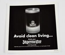 Jägermeister USA Sticker Decal - Shot Glass Motif - Avoid Clean Living