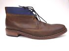 Cole Haan Colton Men?S Size 11.5 M Chukka Brown Leather Blue Band Boots C11771
