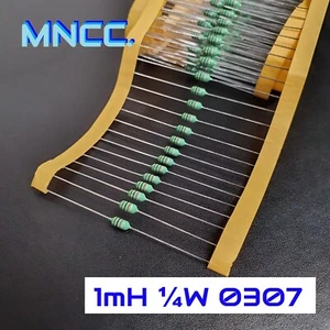 2/5/10pcs 1mH Color Ring Inductor 1/4W Axial RF Choke Coil 1mH 5% 0307 - Picture 1 of 4
