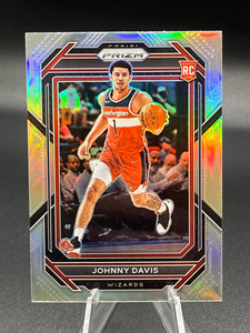 2022-23 PANINI PRIZM JOHNNY DAVIS RC SILVER PRIZM #231 MINT CENTERED WIZARDS