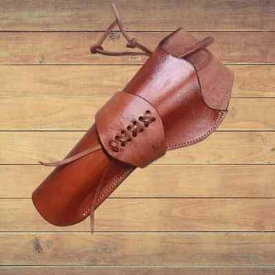 NEW Western Leather Gun Holster Ten Hand Made Cowboy Revolver PistolA - Image 1 of 3