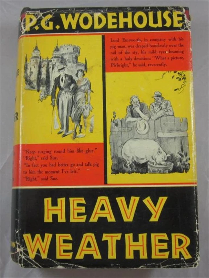 HEAVY WEATHER P G WODEHOUSE 1933 LITTLE BROWN HARDCOVER 1ST ED DJ - Image 1 of 1