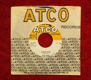 THE WHO   SUBSTITUTE B/W WALTZ FOR A PIG    ORIGINAL 1967 45 WITH FACTORY SLEEVE - Picture 1 of 2