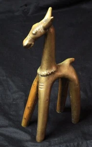Interesting funny old Hagenauer ? naive little horse bronze figure 30 x 13 x 9cm - Picture 1 of 10