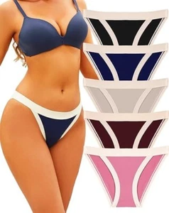 ALL OF ME String Bikini Underwear for Women High Cut Breathable Hipster Cheeky M - Picture 1 of 5