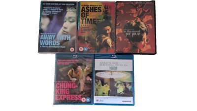 Wong Kar Wai Lot of 5 movies Away With Words Chungking Express & more DVD Blu-ry - Image 1 of 4