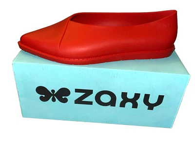 Zapatos planos para mujer Zaxy Grendene de seda rojos de ballet 100 % reciclables talla 10 nuevos con caja Foto 1 de 4