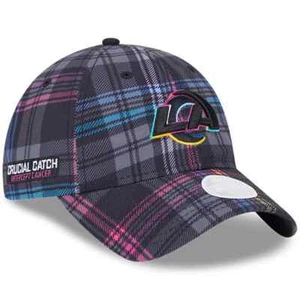Los Angeles Rams 2024 New Era Womens NFL Crucial Catch 9TWENTY Adjustable Hat - Picture 1 of 5