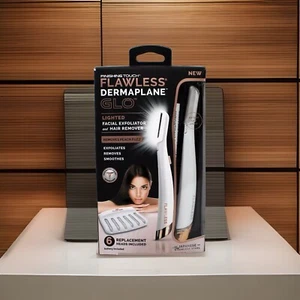 NWT-Finishing Touch Dermaplane LIGHTED Facial Exfoliator/Hair Remover-6 Rep Head - Picture 1 of 1