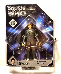 BBC Doctor Who 10th Doctor in Brown Suit w/ Sonic Screwdriver Action Figure 5+ - Picture 1 of 9