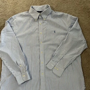 Ralph Lauren Men’s Button Up Polo Shirt Sz 18 34/35 - Picture 1 of 5