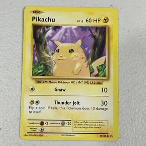 2016 Pokemon PIKACHU 35/108 XY Evolutions Common Card - Picture 1 of 2
