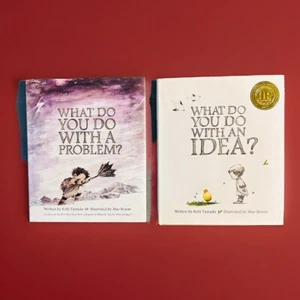 Book Lot of 2: WHAT DO YOU DO WITH AN IDEA / WITH A PROBLEM ? Kobi Yamada - Picture 1 of 3