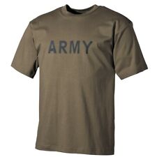 MFH T-Shirt ARMY oliv Kurzarmshirt Militär Outdoor Freizeit Militäry-Style