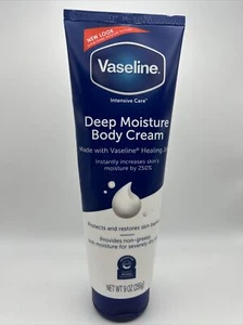 Crema corporal hidratante profunda de vaselina con gelatina curativa de cuidados intensivos 9 oz totalmente nueva - Imagen 1 de 3