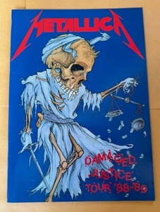 Metallica Damaged Justice Tour 1988 - 1989 Konzert Programm Buch mit Japan Beilage - Bild 1 von 8