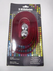 Cinta de barra 3TTT clásica vintage NOS de los 80 roja texturizada con tapones de extremo de barra 3TTT B - Imagen 1 de 3