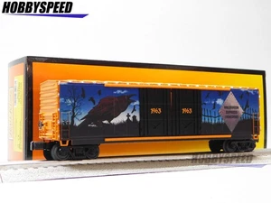 MTH RAILKING RAVEN HALLOWEEN EXPRESS TRANSPORT 1963 BOXCAR 30-70149D NEW - Picture 1 of 10