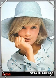 SYLVIE VARTAN – mega rare vintage original 1972 RCA Records promo poster - Picture 1 of 3