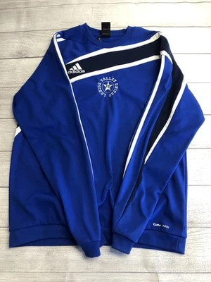 Adidas Sweatshirt Mens Large Blue ClimaWarm Soccer Training Lehigh Valley United - Image 1 of 4
