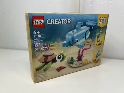 LEGO 31128 Dolphin and Turtle - Creator 3 in 1 - NISB - Free Ship - Image 1 of 4