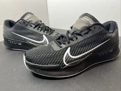 Nike Court Air Zoom Vapor 11 HC "Black White" Men's Size 11.5 Tennis DR6966-002 - Image 1 of 4