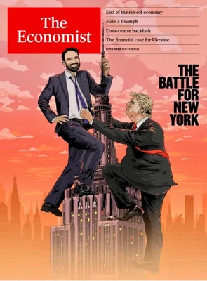 THE ECONOMIST MAGAZINE NOVEMBER 2025 | THE BATTLE FOR NEW YORK  | TRUMP*MAMDANI - Image 1 of 2