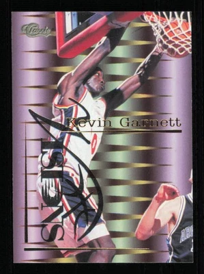 1995 Visions #5 Kevin Garnett Salón de la fama Baloncesto HS NM Foto 1 de 3