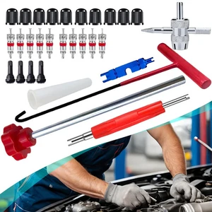 Valve Stem Tool Kit Remover Tool Tire Valve Installer Tool Replacement CarT-Hook - Picture 1 of 22