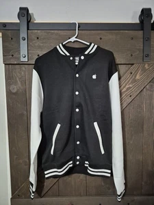 NWOT Vintage Apple Branded "Vantage" Letterman Varsity Jacket - Sz Med - Picture 1 of 7