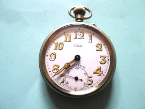 Reloj Bolsillo Caballeros Edward Glasgow Níquel Puro. 50mm. Viento manual.  Luminoso. GWC - Imagen 1 de 7