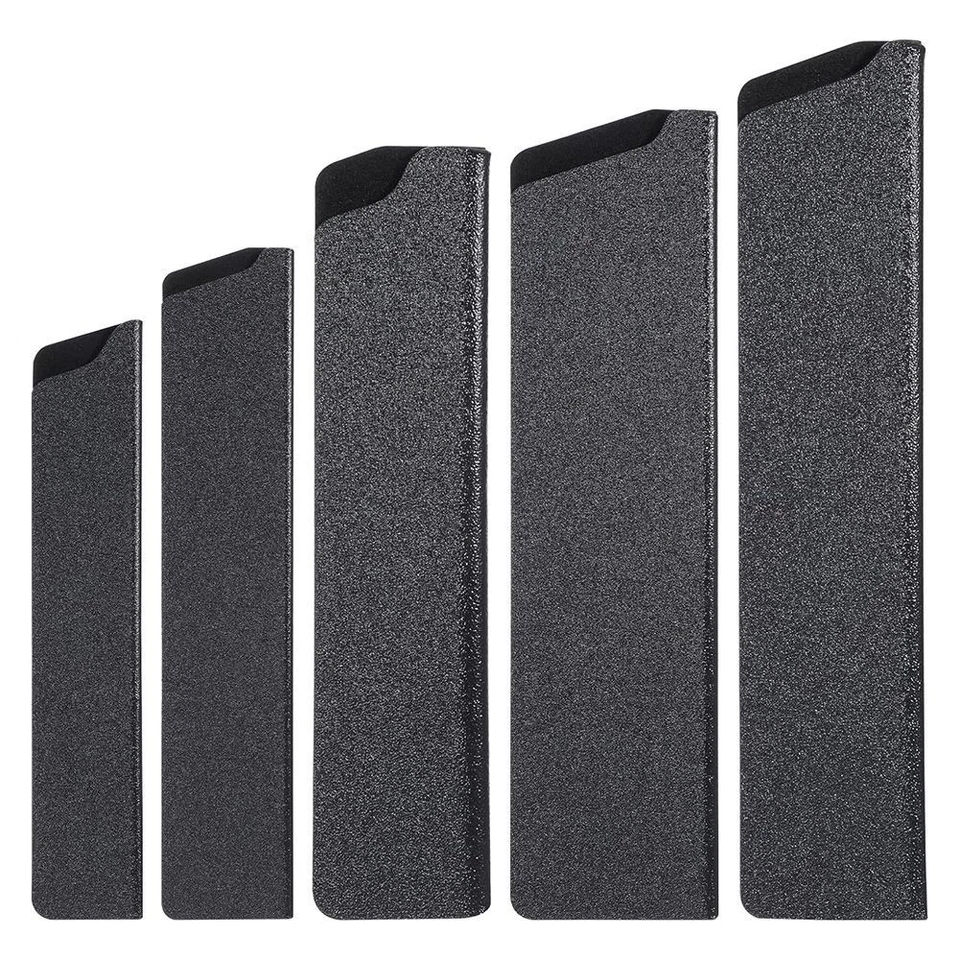 Juego de fundas protectoras universales de plástico ABS forradas de fieltro, 5 piezas protectores de cuchillas X1U8 Foto 1 de 4