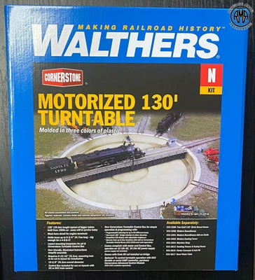 Walthers N Scale ~ New 2025 ~ Motorized 130' Turntable ~ DC or DCC ~ 933-2618 - Image 1 of 3
