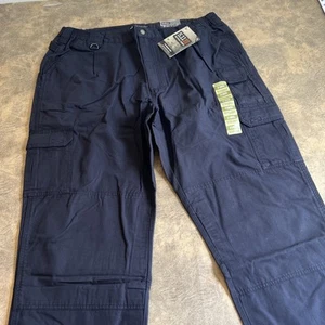 5.11 Tactical Pant 44x34 Navy Cotton Canvas Cargo NWT - Picture 1 of 8