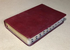 NKJV Believer's Study Bible Criswell, Red Letter Leather, RARE w/ TABS, 1991 VG! - Picture 1 of 14